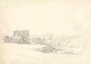 Via Appia Antica with the Tomb of Cecilia Metella by Ernst Fries